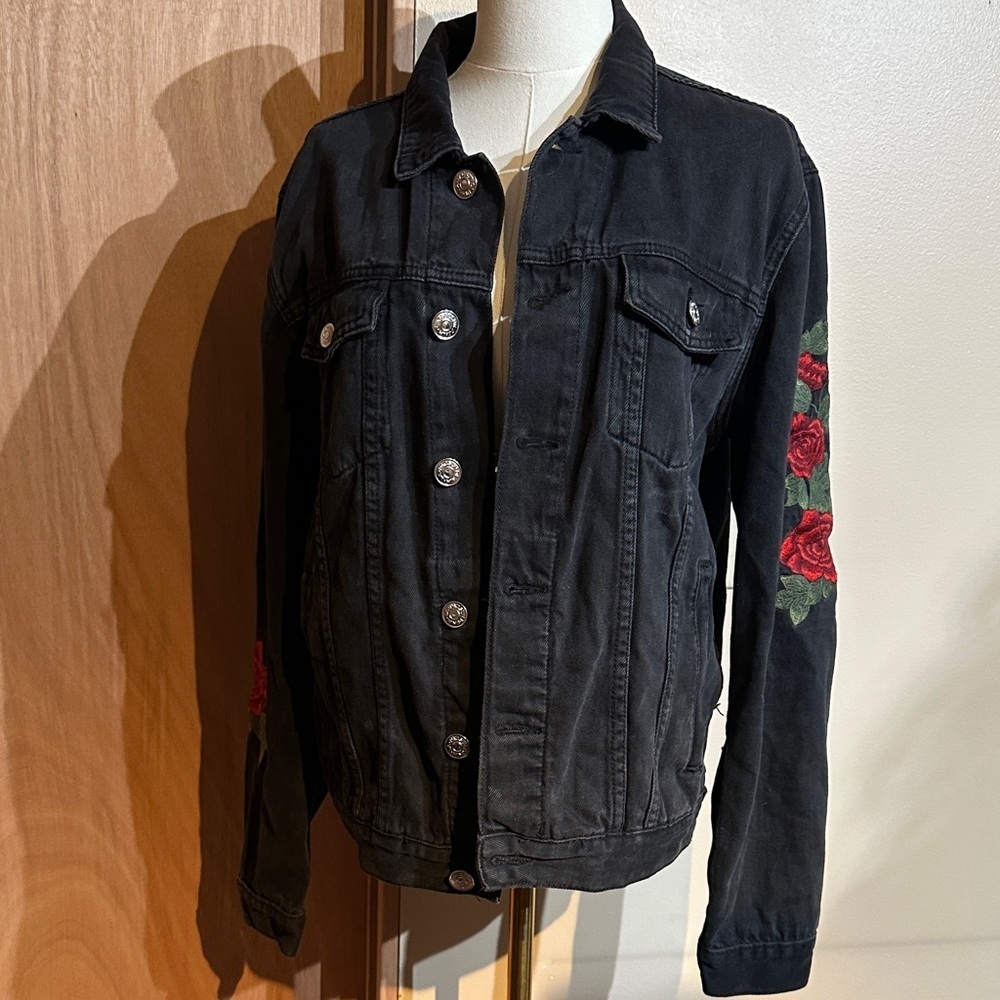 PacSun embroidered Jean Jacket with detail